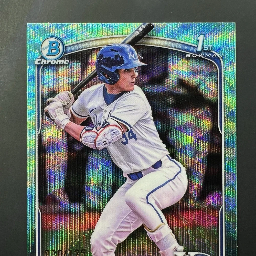 2025 Bowman Draft Josh Hammond 1st Chrome /125 Aqua Wave Refractor